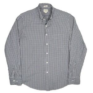 J.Crew Secret Wash Gingham Check Organic Cotton Shirt M Slim‎ Fit Mauritius
